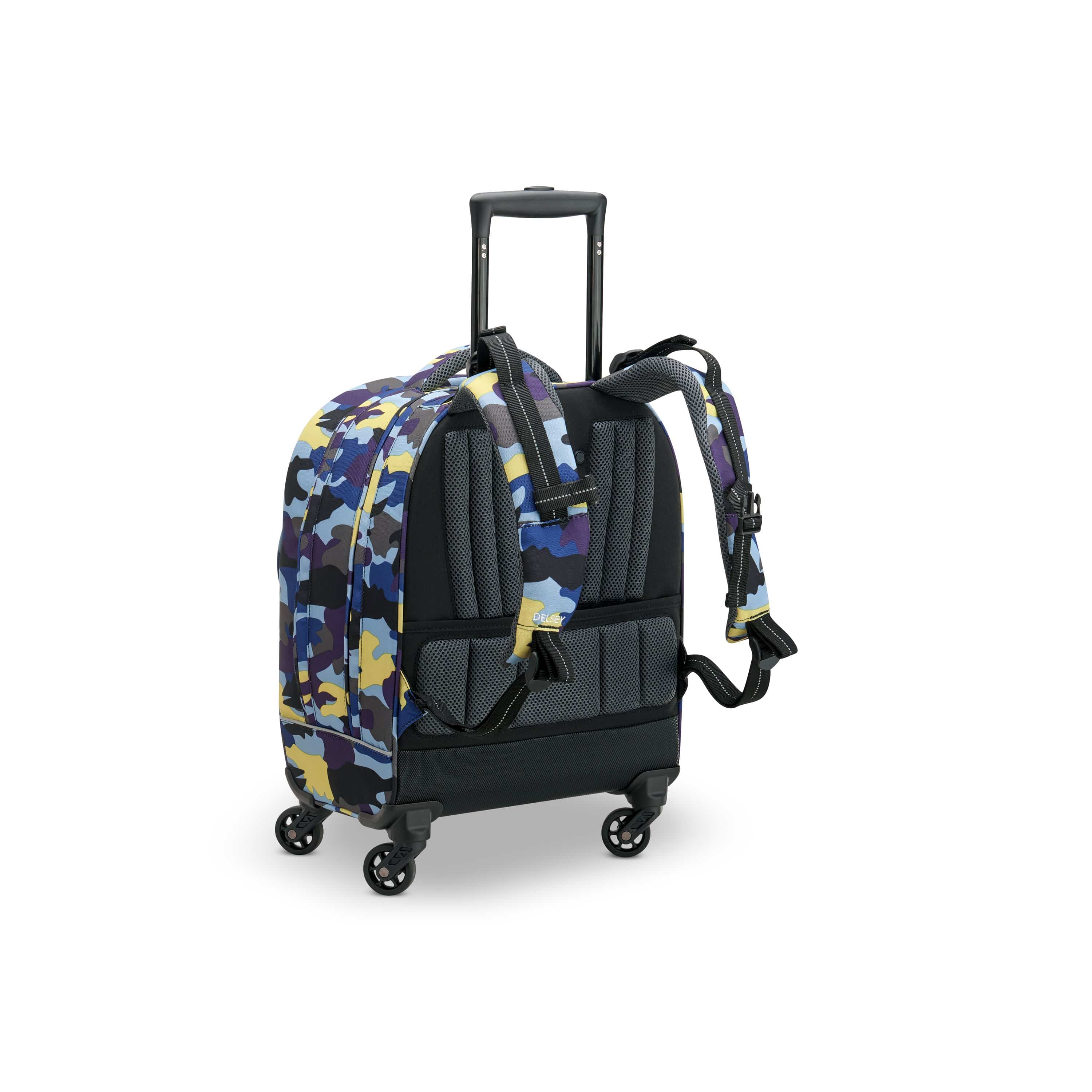 trolley bag bts rolling backpack