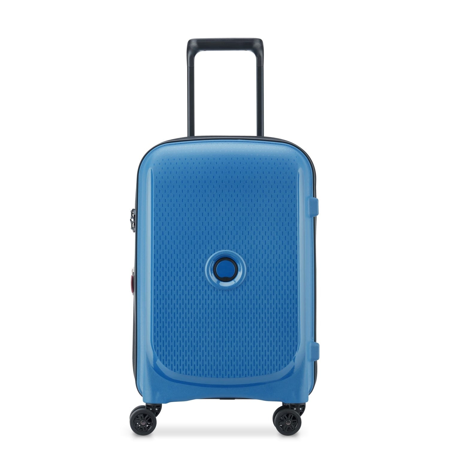 DELSEY PARIS - Belmont Plus - Harde koffer Slim - 55x40x20 cm - 33 liter - S - Zwart, Rood, XL Extensible (83cm) Matière Recyclée, Gerecycled materiaal