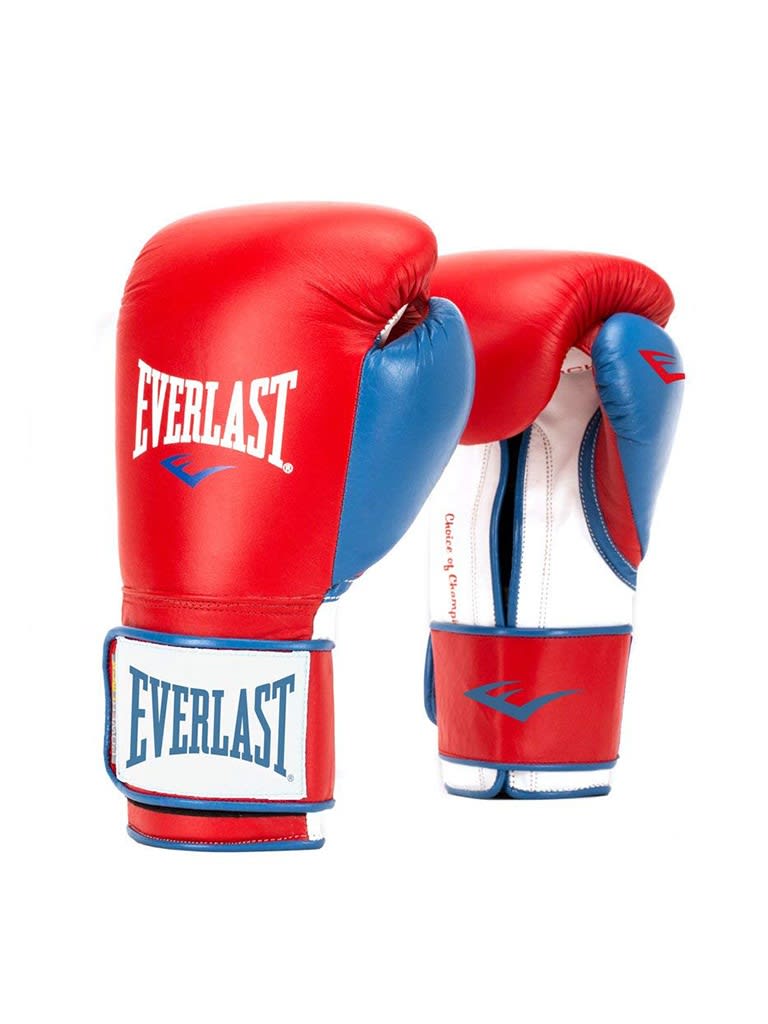 Everlast Powerlock Training Glove Color Red/BlueSize 16 Oz | Jomla.ae