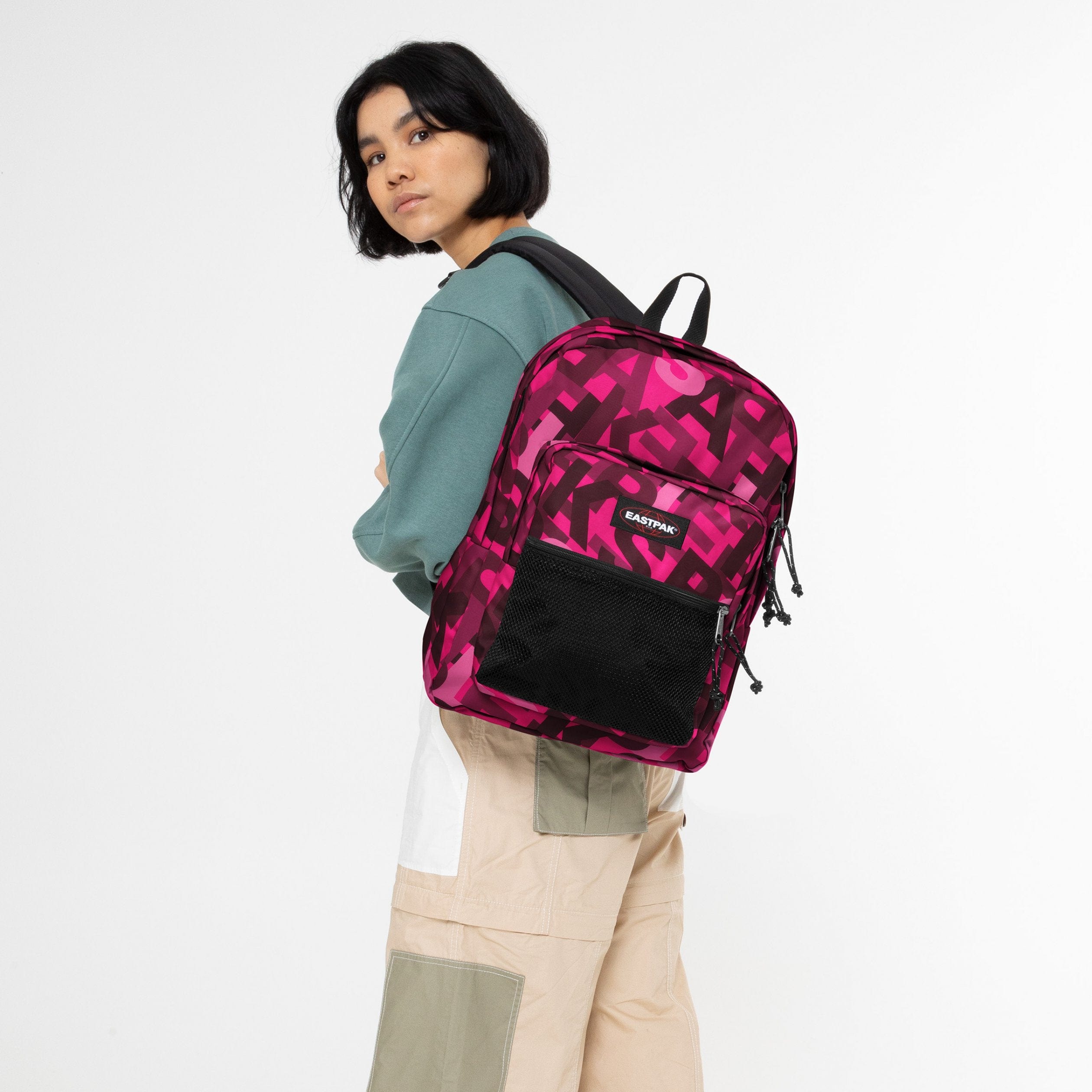 Eastpak pinnacle clearance pink