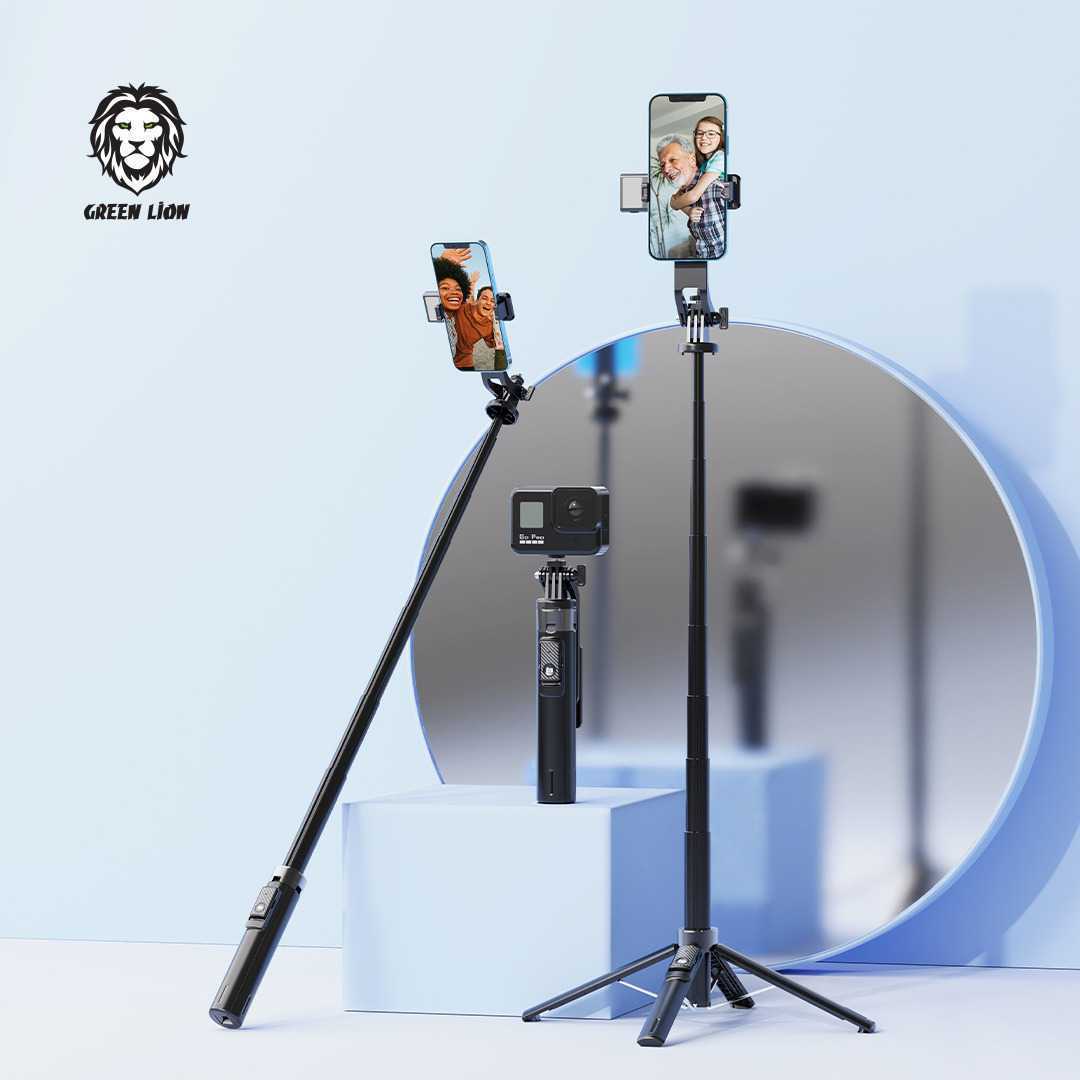 Order Green Lion Click Stick Selfie Stick Black Now!