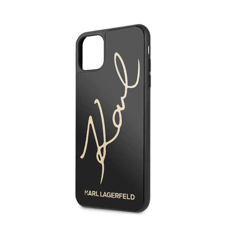 Order Karl Largefeld Tempered Glass Case with Glitter Sign for