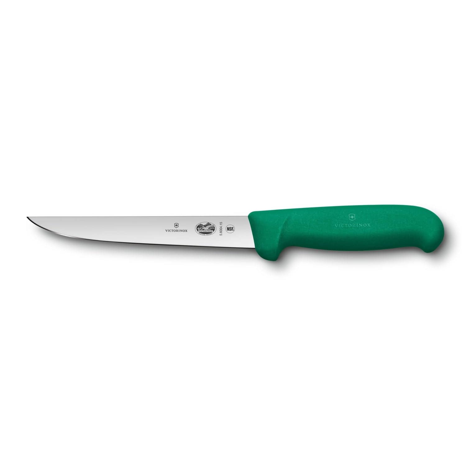 Victorinox Fibrox Straight Wide Blade Boning Knife Green 15cm 5 6001 15 Jomla Ae