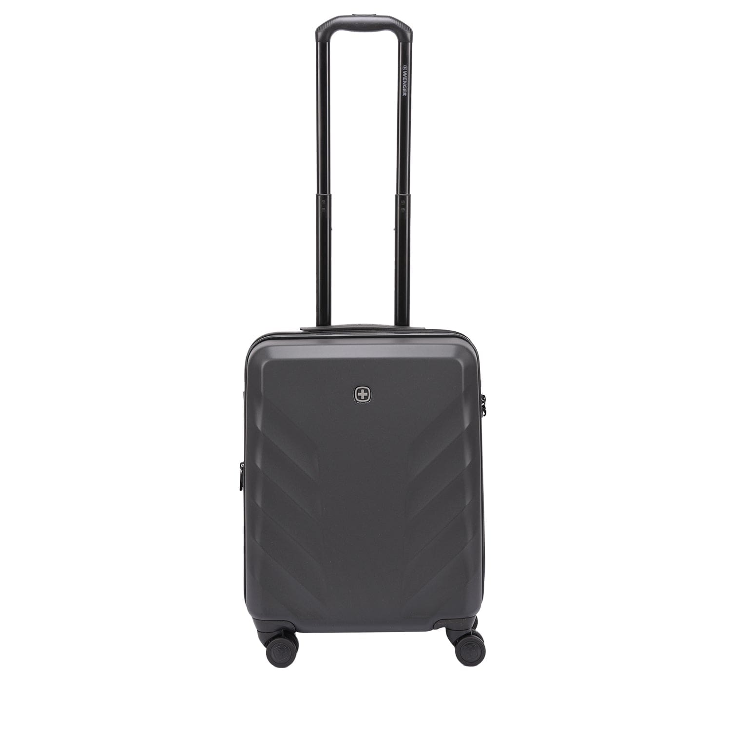 Wenger Pegasus HS grote harde koffer dubbel stuurwiel met 4 wielen 99 (115) L TSA Lock dames en heren reisvakantie zwart 610849