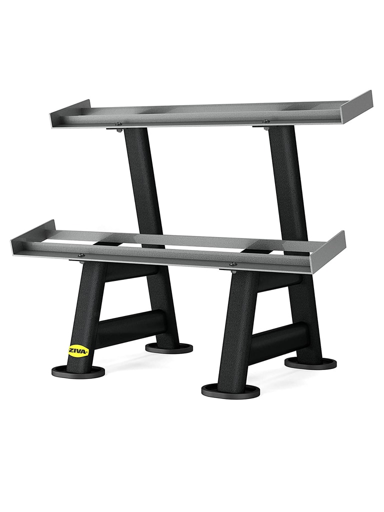Order Ziva Eps 2-Tier 6 Pair Hexagon Dumbbell Rack Now! | Jomla.ae