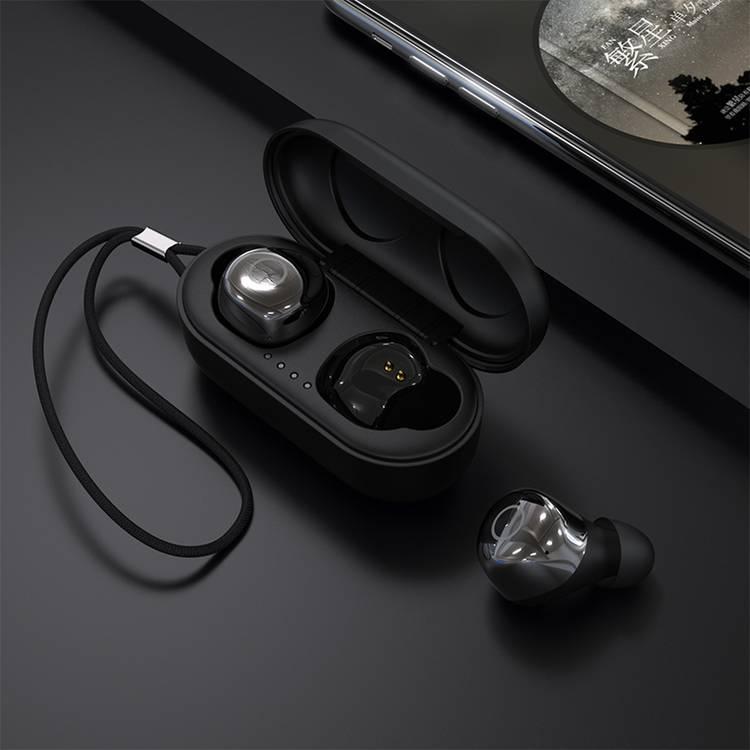 Devia Joypods Series TWS Wireless Earphone V2 Black Jomla.ae