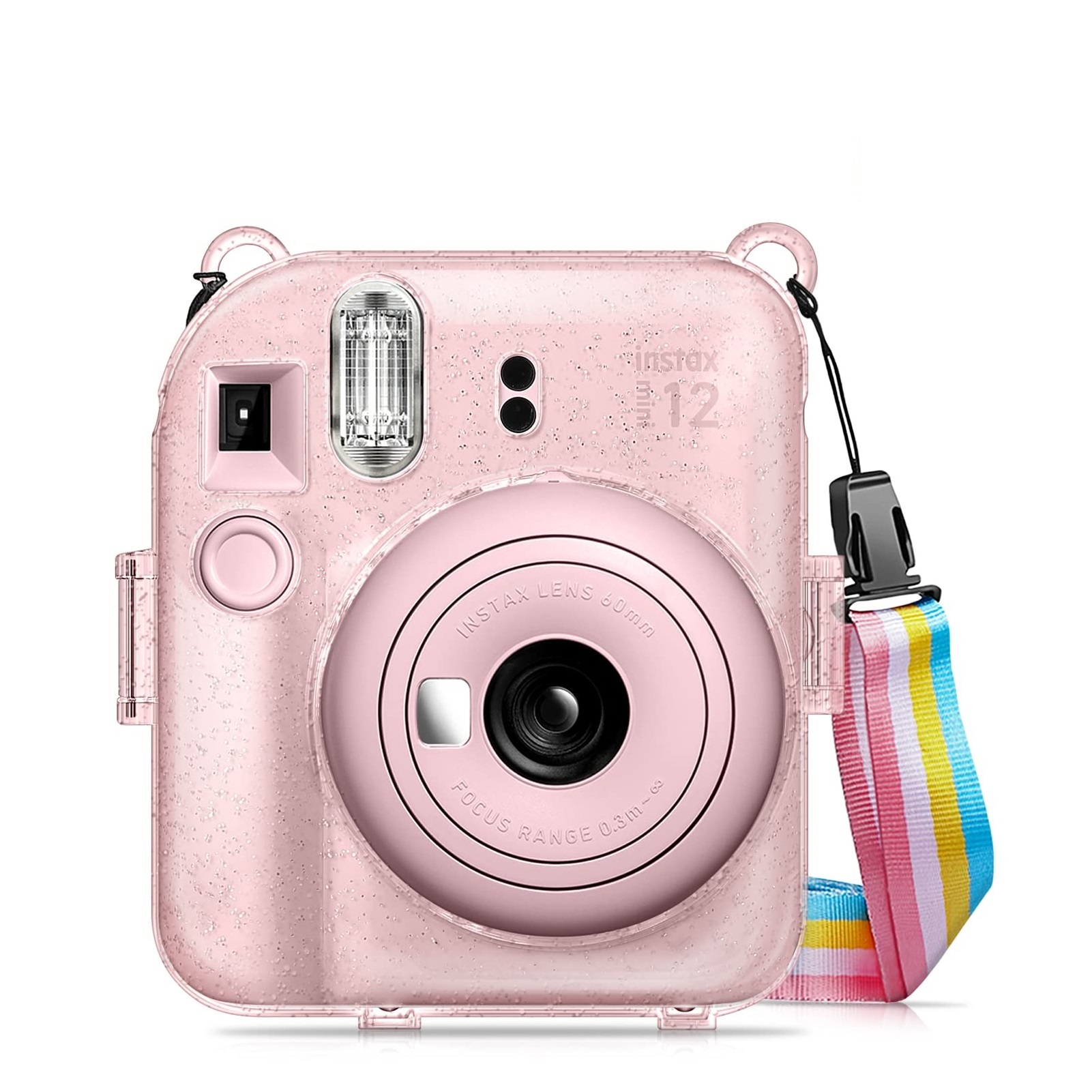 khanka Protective Clear Hard Camera Case Compatible with Fujifilm Instax  Mini Evo Instant Camera, with Shoulder Strap: Buy Online at Best Price in  UAE 