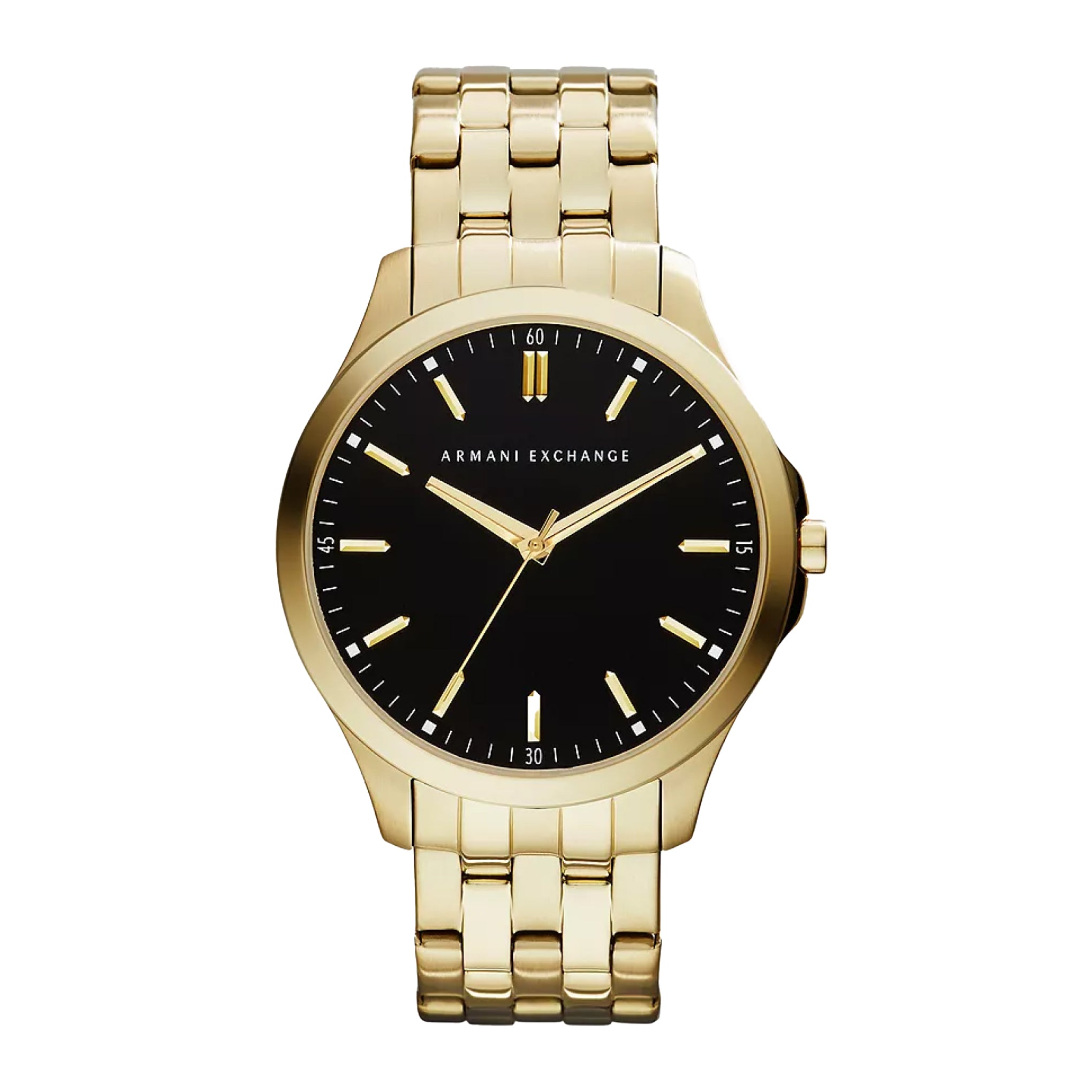 Order Armani Exchange Men's Three-Hand Gold-Tone Stainless Steel Watch ...