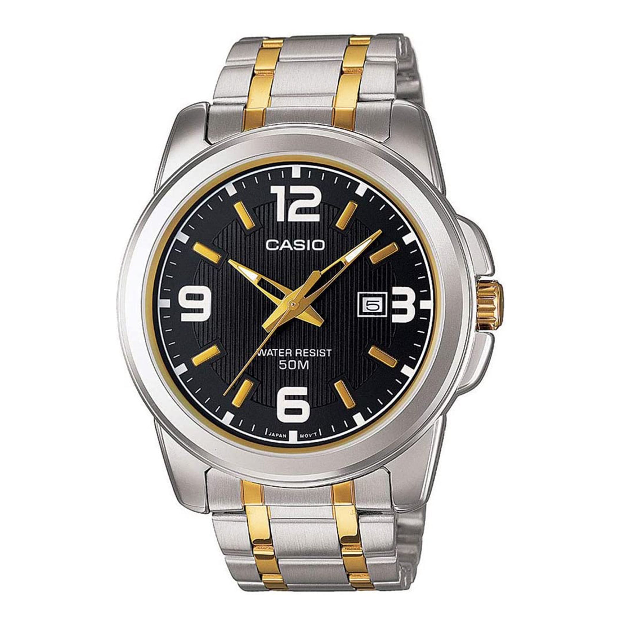 Order Casio Watch For Men Black Dial Stainless Steel Band Mtp-1314sg ...