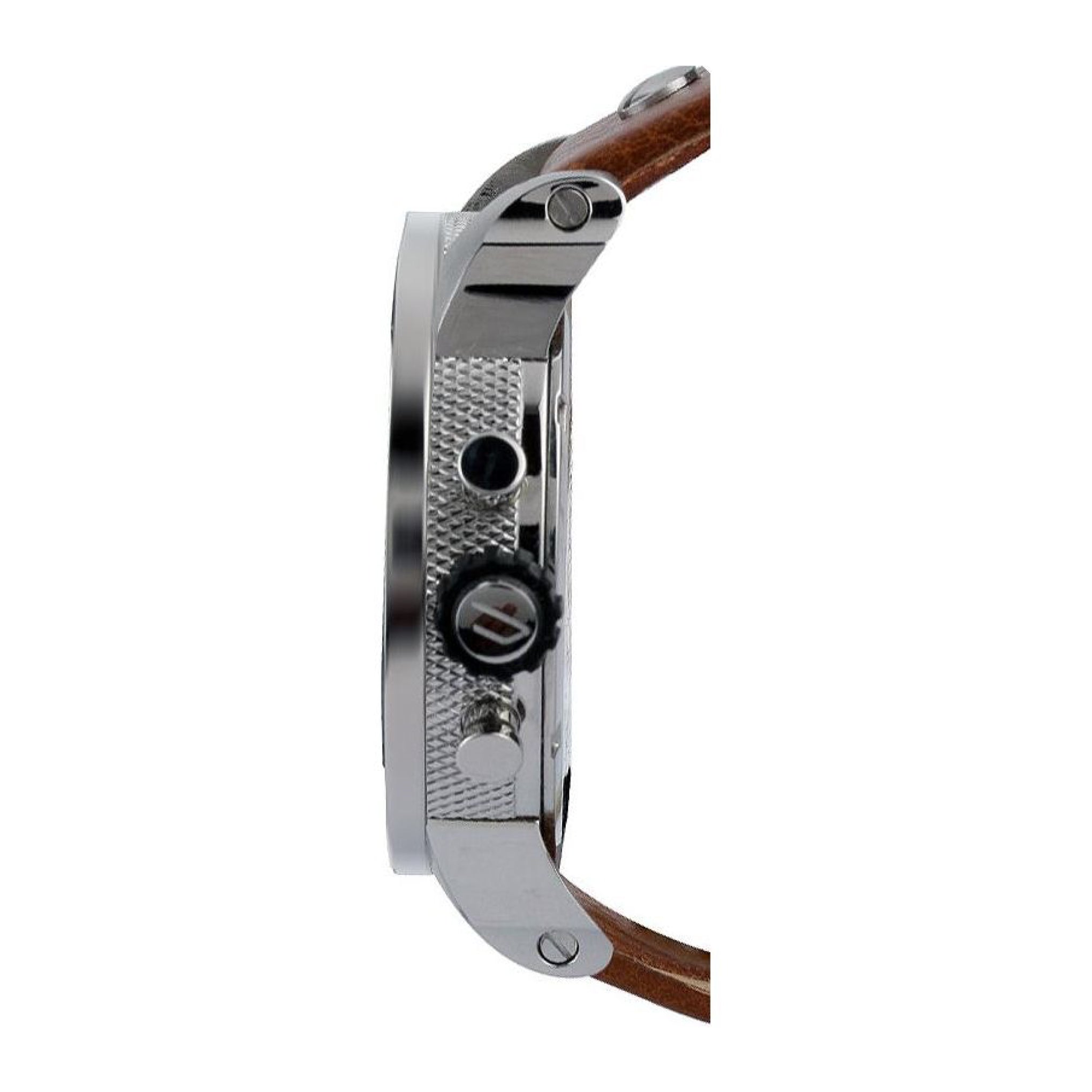 DIESEL リトルダディ DZ7264 Order Diesel Little Daddy Chronograph Brown Leather Watch Men