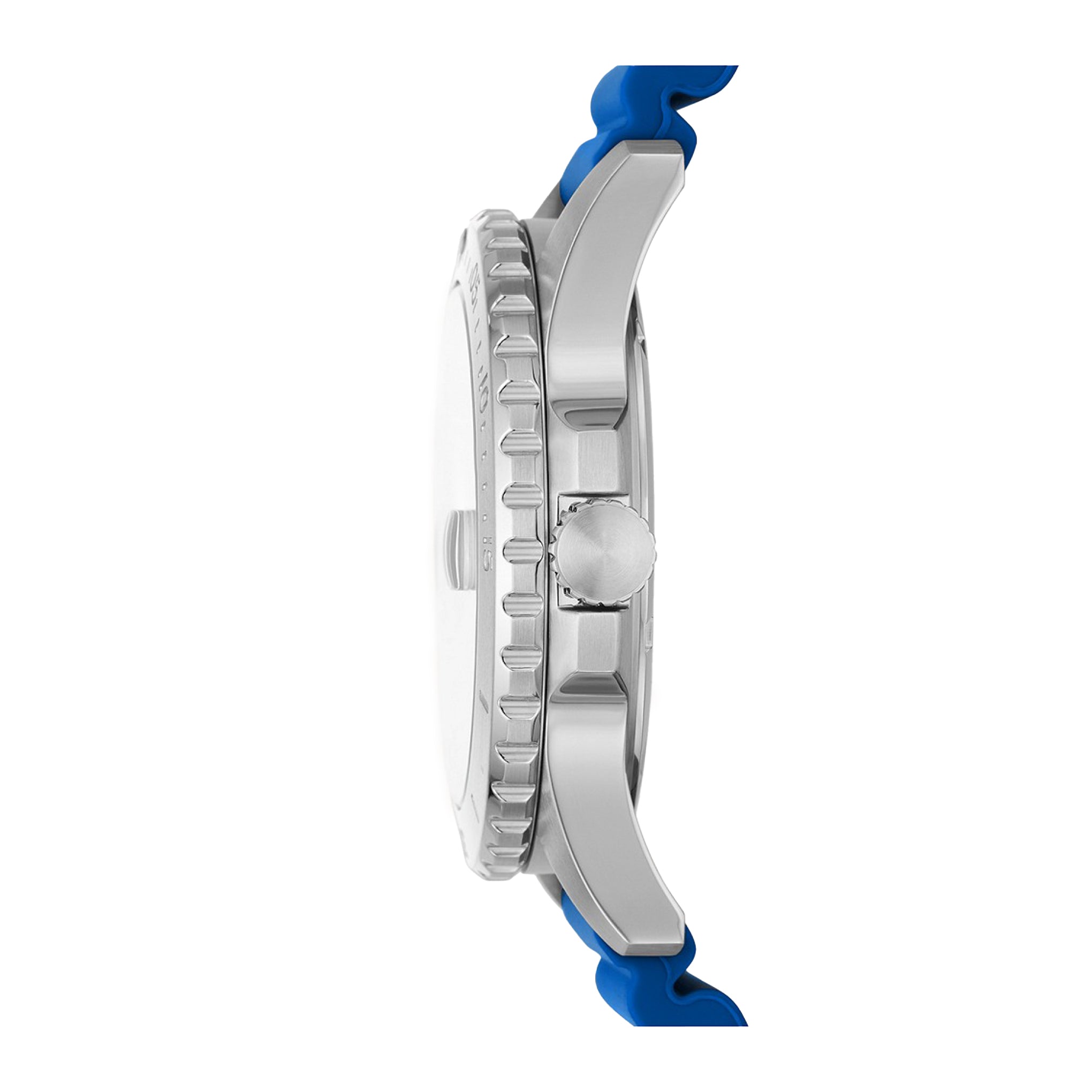 Order Men's Fossil Blue Three-Hand Date Blue Silicone Watch Fs5998