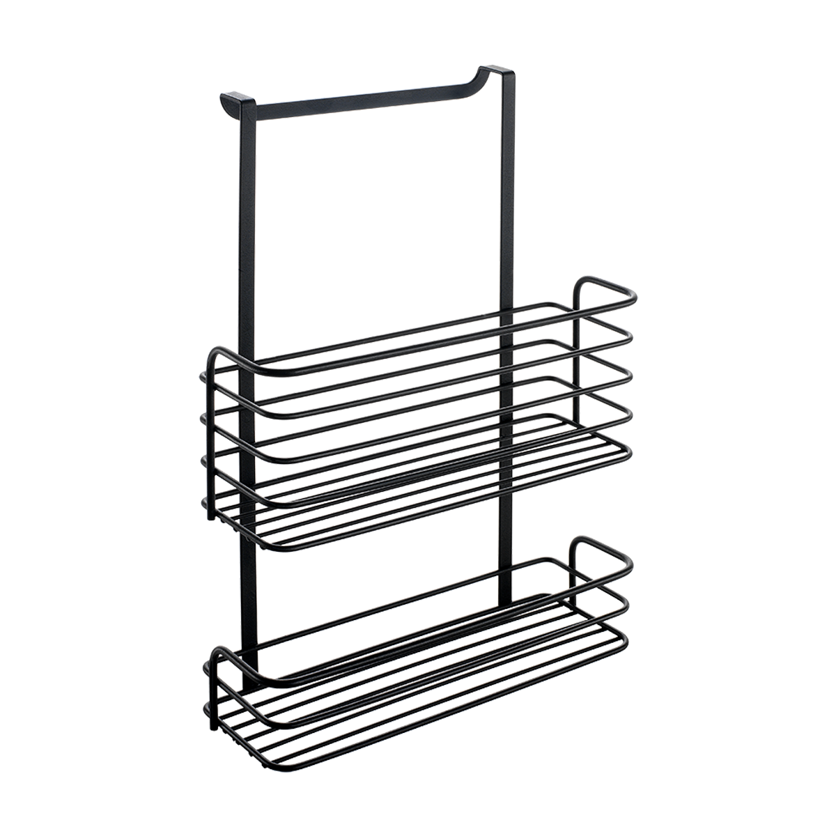 Metaltex Steel Double Basket Galileo Lava Black Steel | Jomla.ae