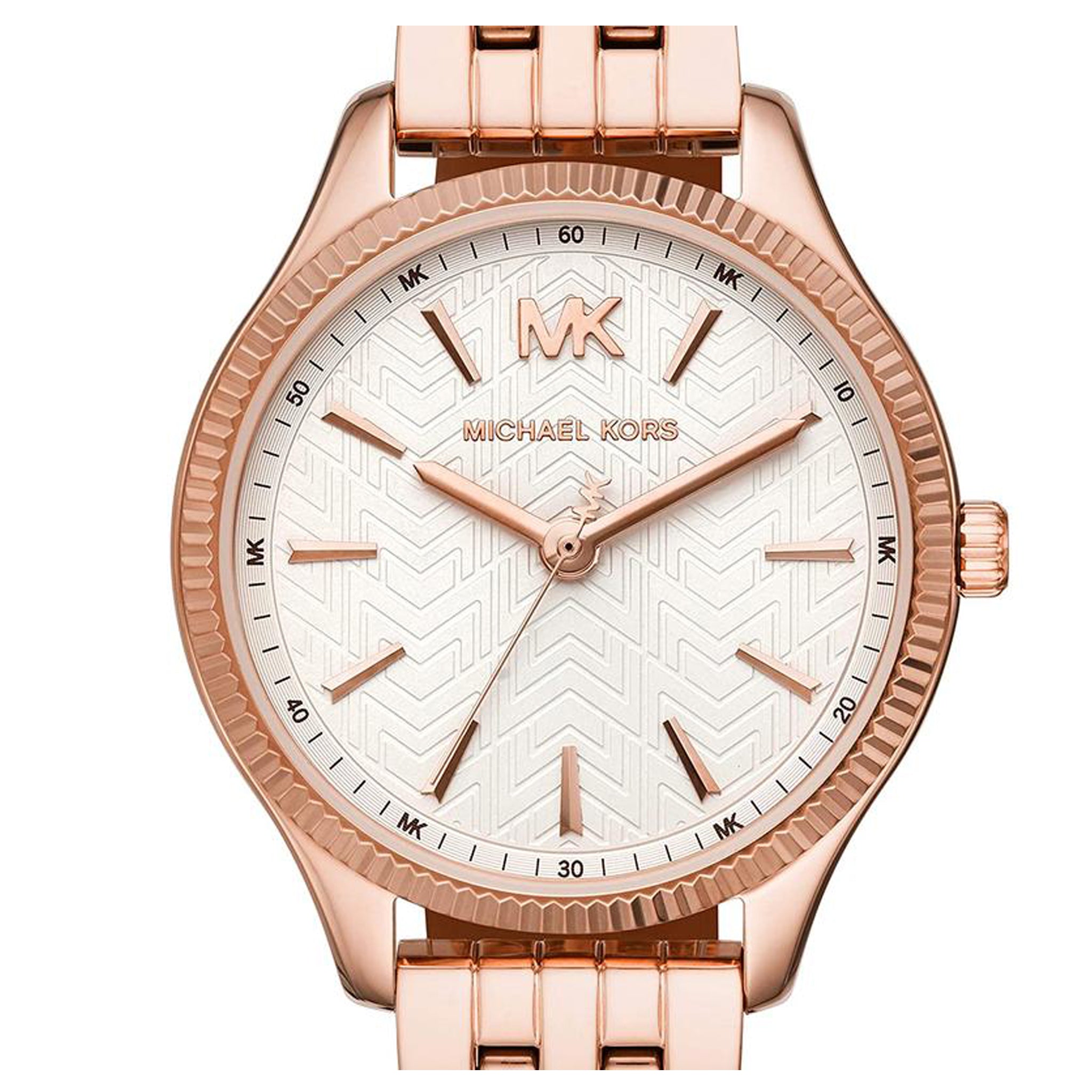 Order Michael Kors Mk6641 Quartz Rose Gold Stainless Steel White