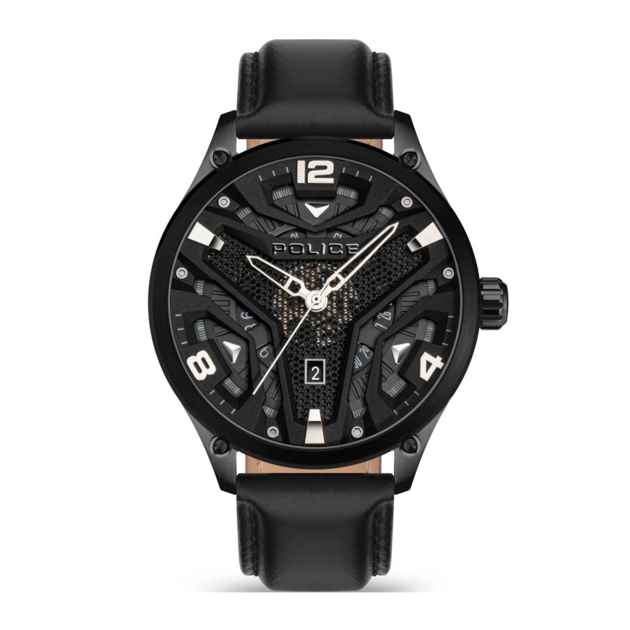 【専用商品】POLICE PEWJA2227702 PEWJA2227702 | Police « JET 3H BLACK&GOLD » PEWJA2227702