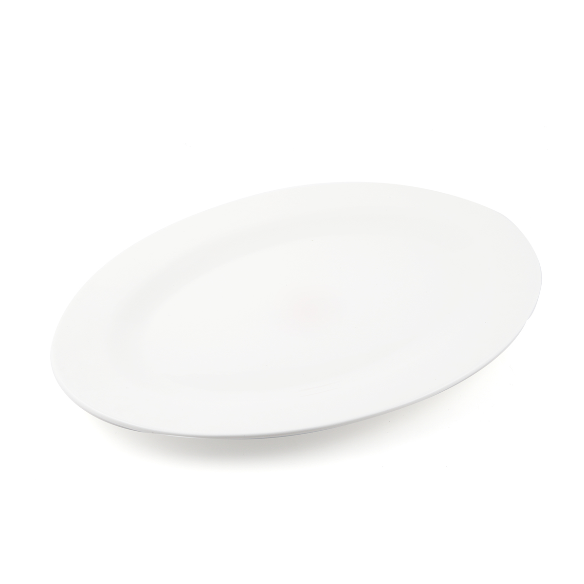 Oval clearance serving plate