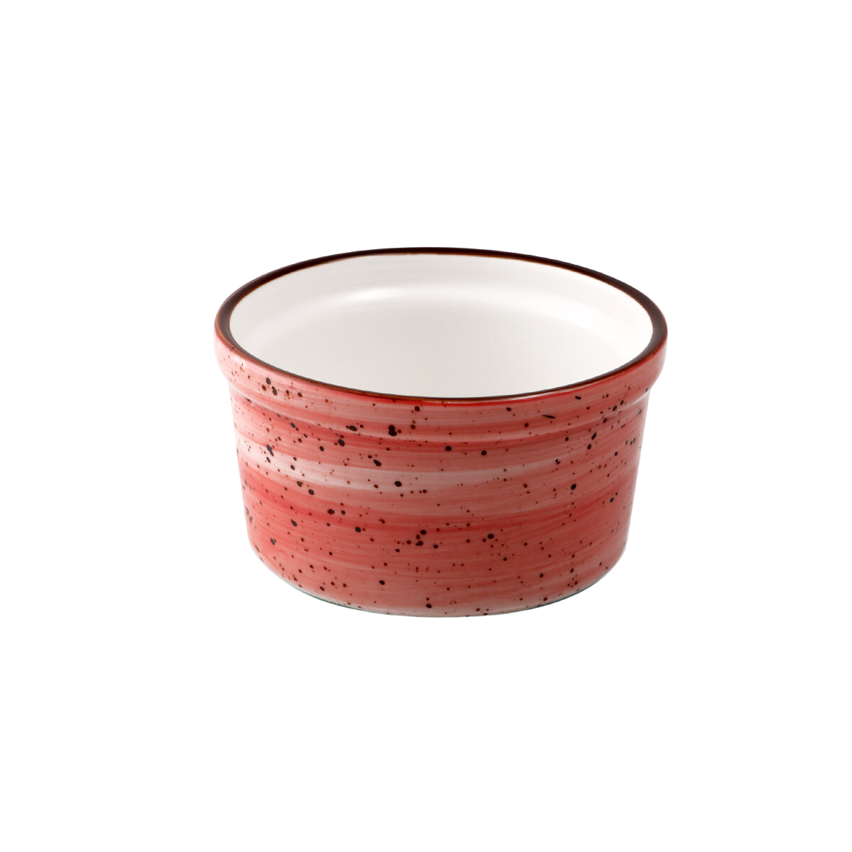 Red Rocqgroup Ramekin Order Porceletta Red Color Glazed Porcelain Red Lined Ramekin 6.8 cm ...