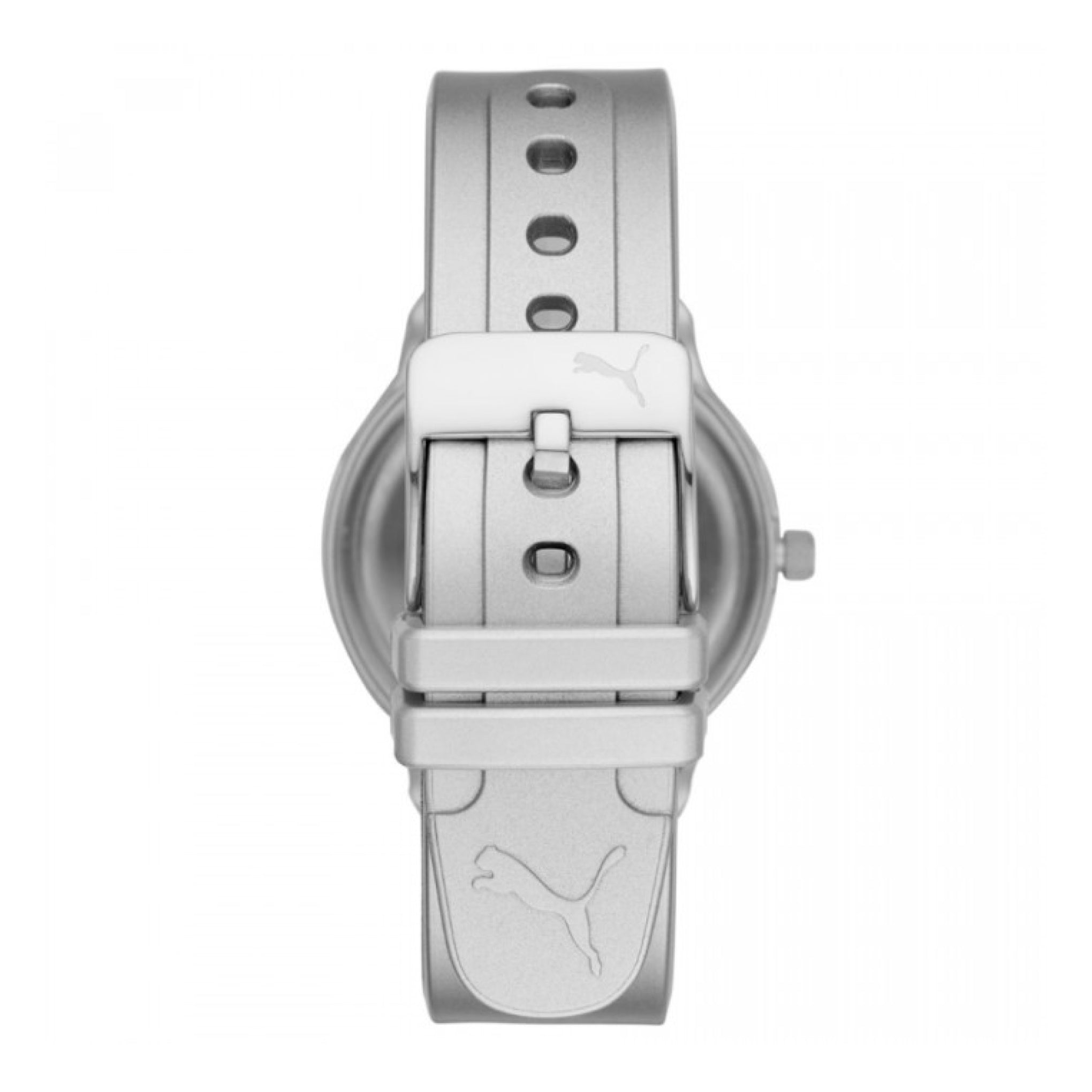 Order Puma Women's Reset V2 Silver Round Polyurethane Watch Pu