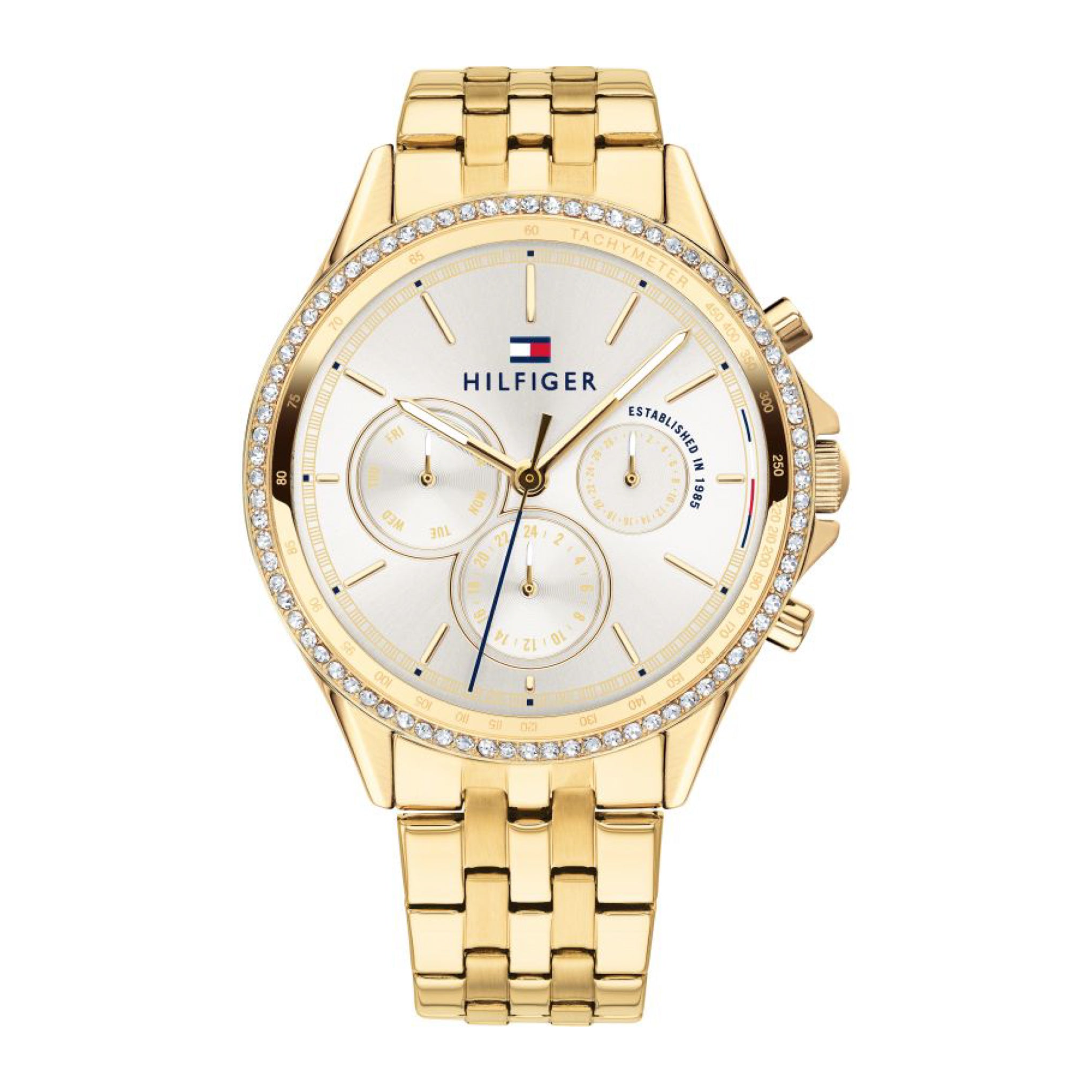 Order Tommy Hilfiger Women's Multifunction Analog Gold Stainless Steel ...