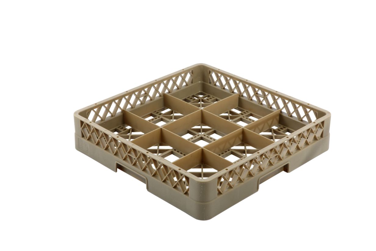Order Vague Plastic 9 compartment Glass Rack Beige Now! | Jomla.ae