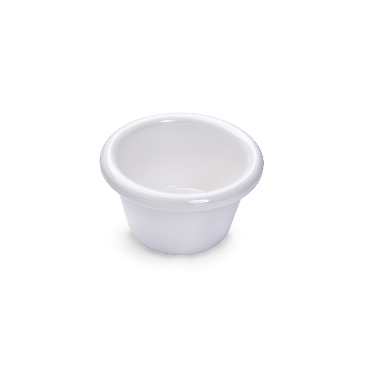 Ramequin Judge In Ceramica, Diametro 10 Cm, Colore Bianco, Lavabile In Lavastoviglie