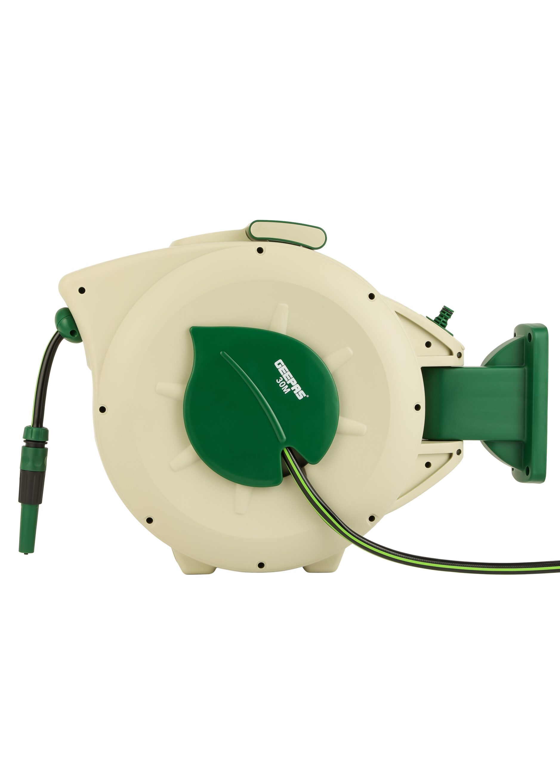 Geepas 20 M Auto Rewind Hose Reel- , Stop Anywhere Lock Mechanism And ...