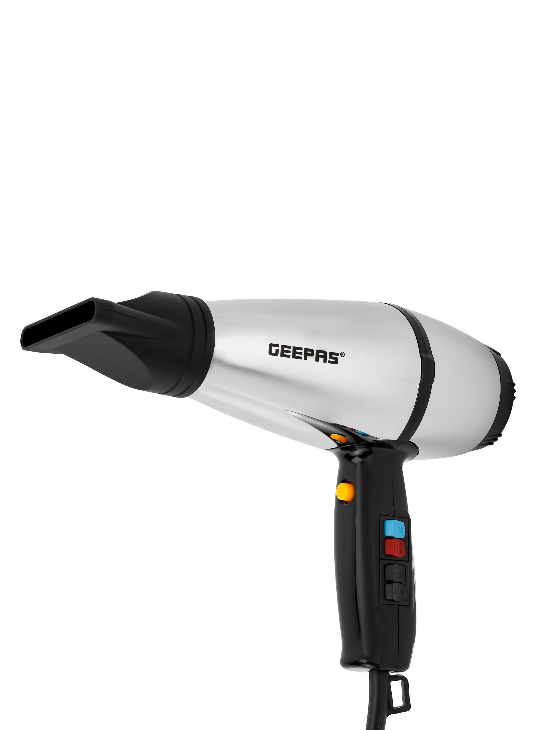 Geepas Hair Dryer , Ac Motor, Cool Shot Function, 2 Heat Setting ...