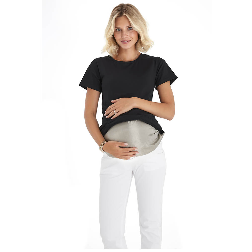 اطلب حزام بطن للنساء الحوامل قطن اسود اكوتشي Accouchee Belly Cover