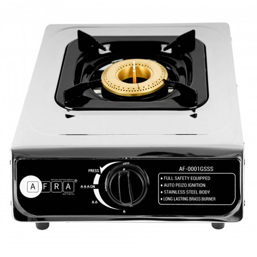 Afra - Japan Single Burner Gas Stove Compact & Stainless Steel | Jomla.ae