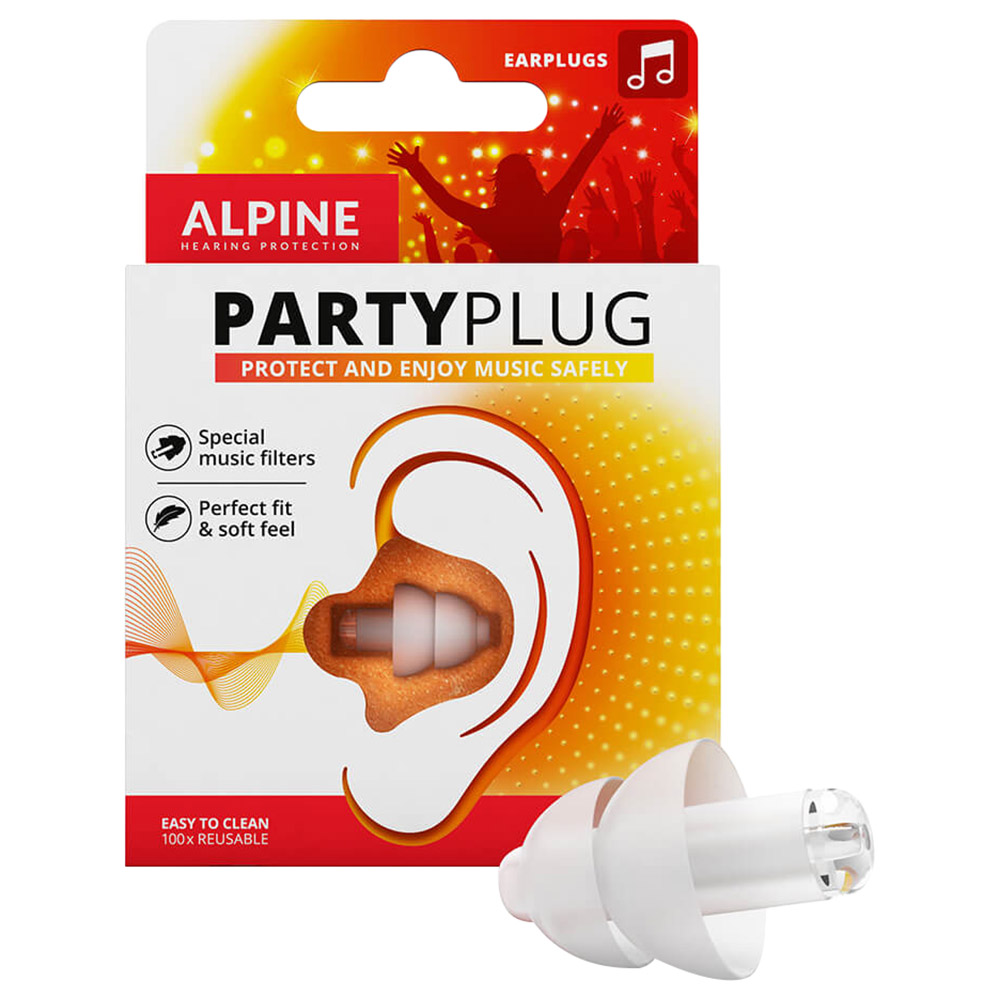 Alpine Partyplug Earplugs Transparent Jomla Ae