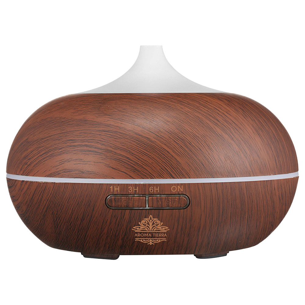 Order Aroma Tierra Grace Essential Oil Electric Diffuser Dark Wood Now ...
