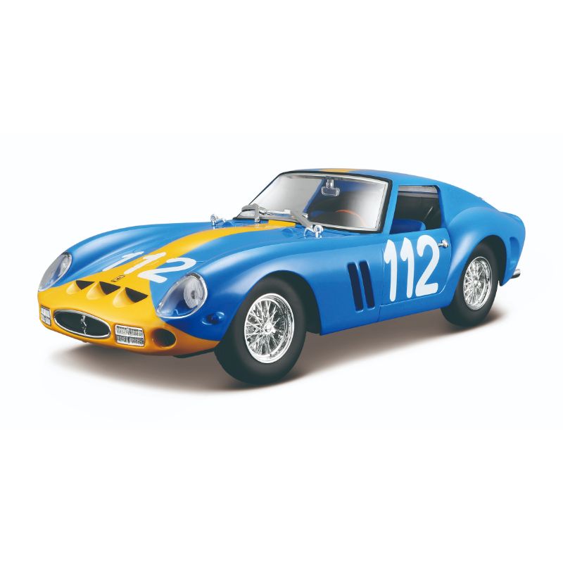 Bburago Ferrari 250 GTO Modellauto 1:24 - Blaues Sammlerstück Mit Öffnenden Türen