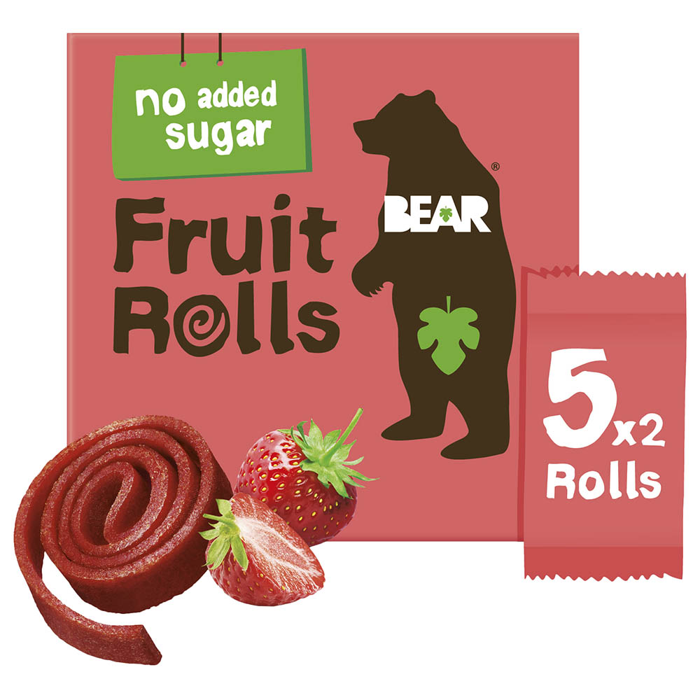 Bear - 'Fruit Rolls' Strawberry - Healthy On The Go Snack | Jomla.ae