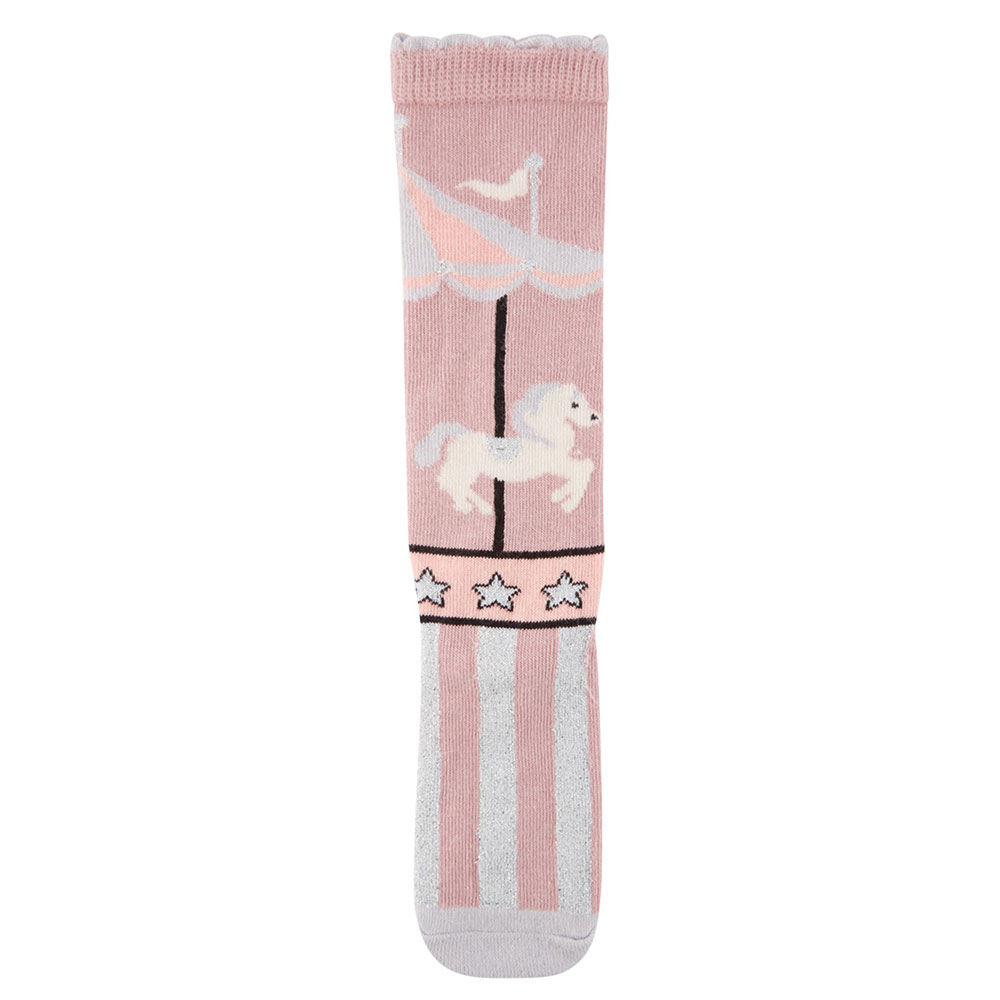 Billy Loves Audrey - Carousel Knee High Socks | Jomla.ae