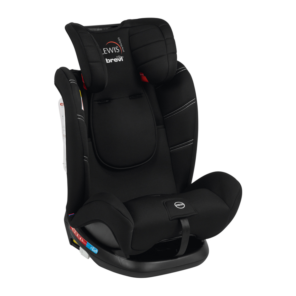 Brevi Lewis Car Seat Isofix Group 0 1 2 3 Black Jomla.ae