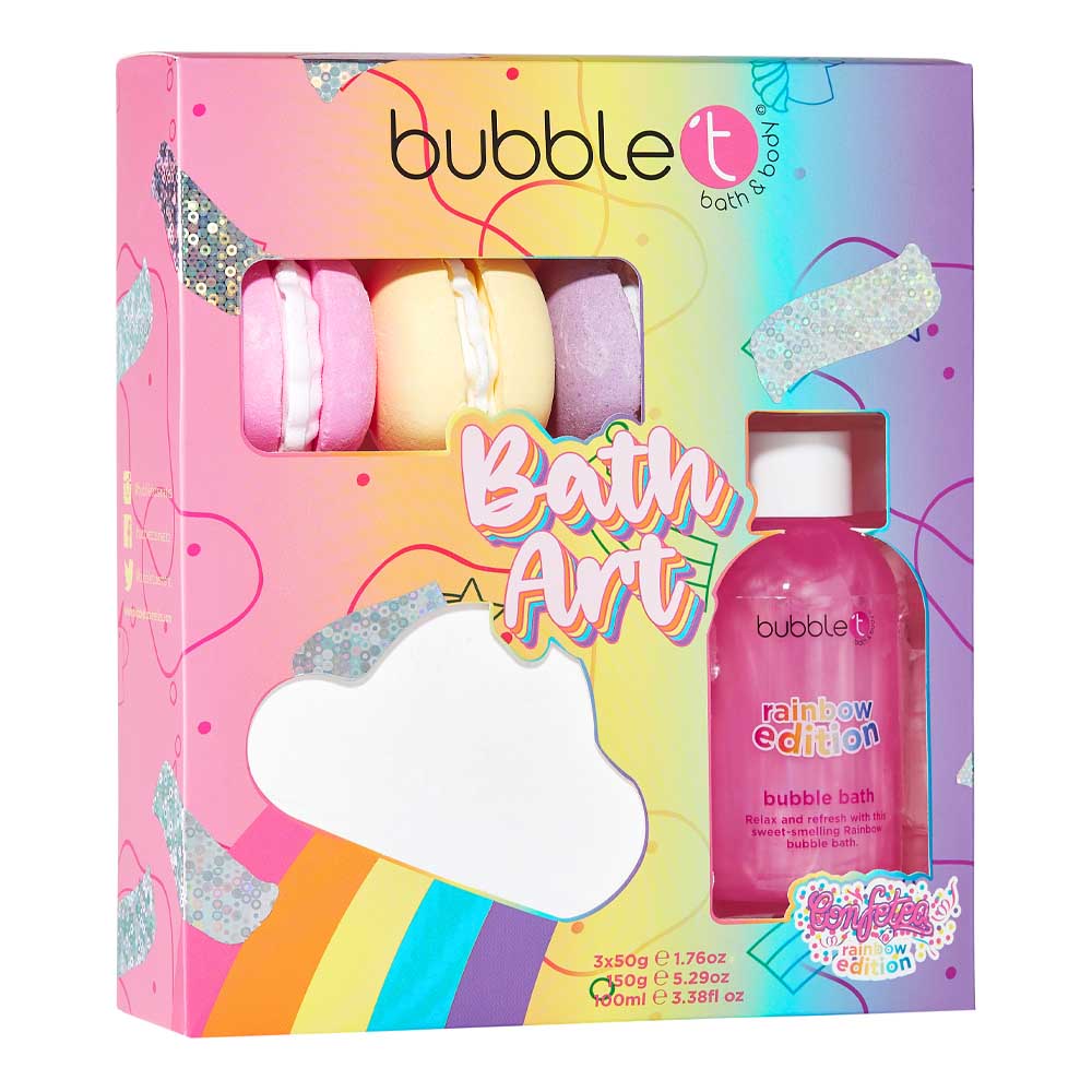 Order Bubble T - Rainbow Bath Art Set Bath Fizzer & Bubble Bath Set Now ...