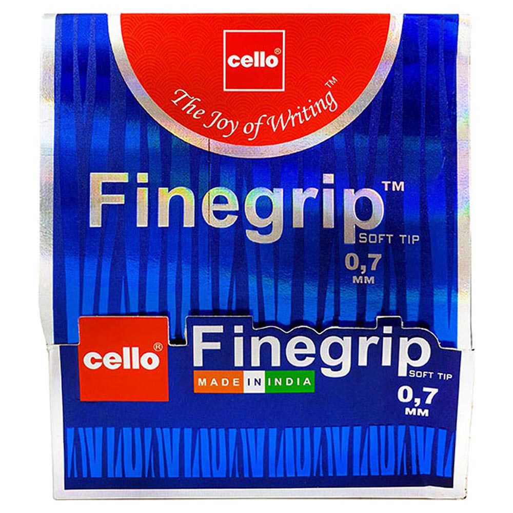 Cello Ball Pen Finegrip 0.7mm Blue Pack of 50 Display Jomla.ae