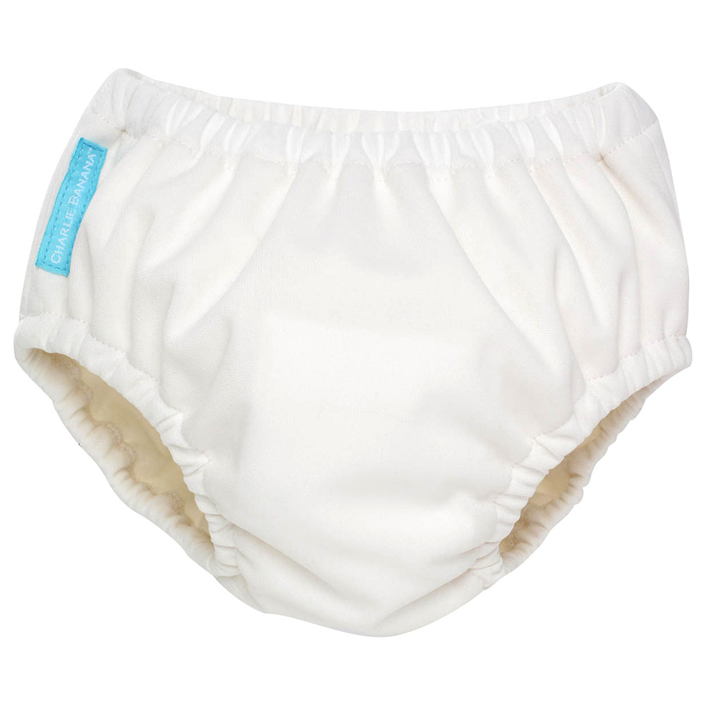 Charlie Banana 2-in-1 Swim Diaper & Training Pants White | Jomla.ae