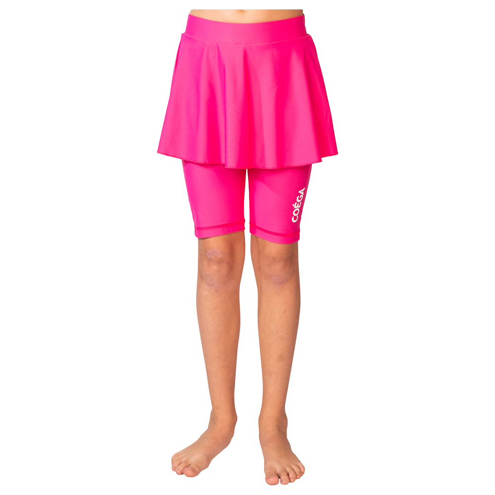 NAIL PAINT AQUA GIRLS SHORTS SET - PINK/AQUA