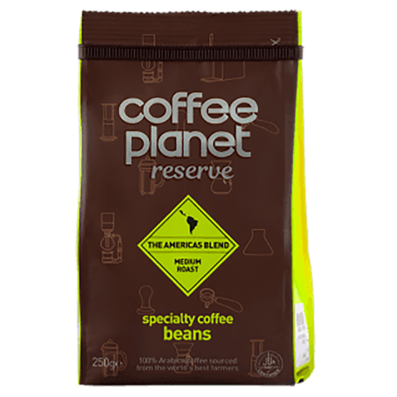 Coffee Reserve Americas Blend Coffee Beans 250g Jomla.ae