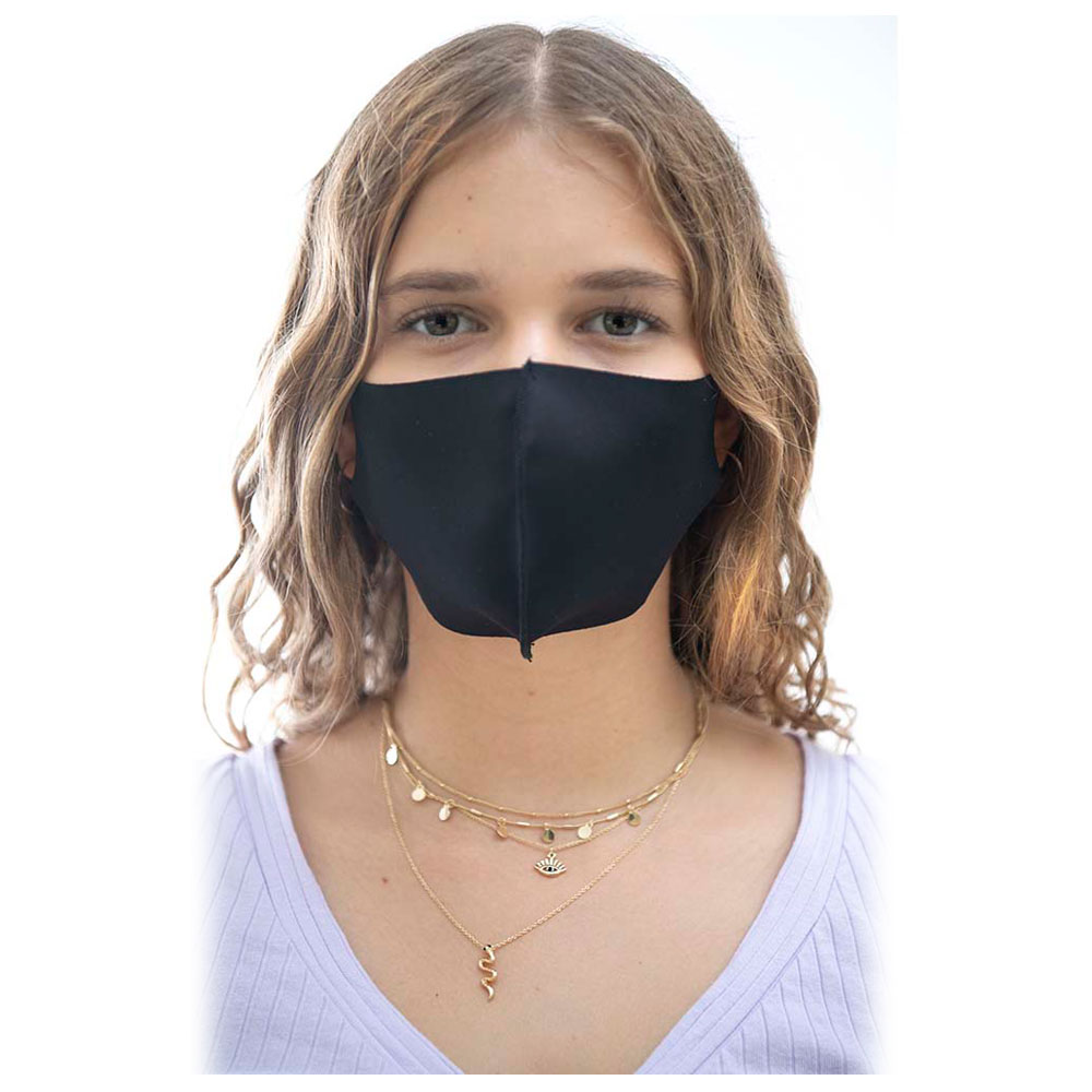Coochy Coo Premium Elastic A3 Mask Black Jomla.ae