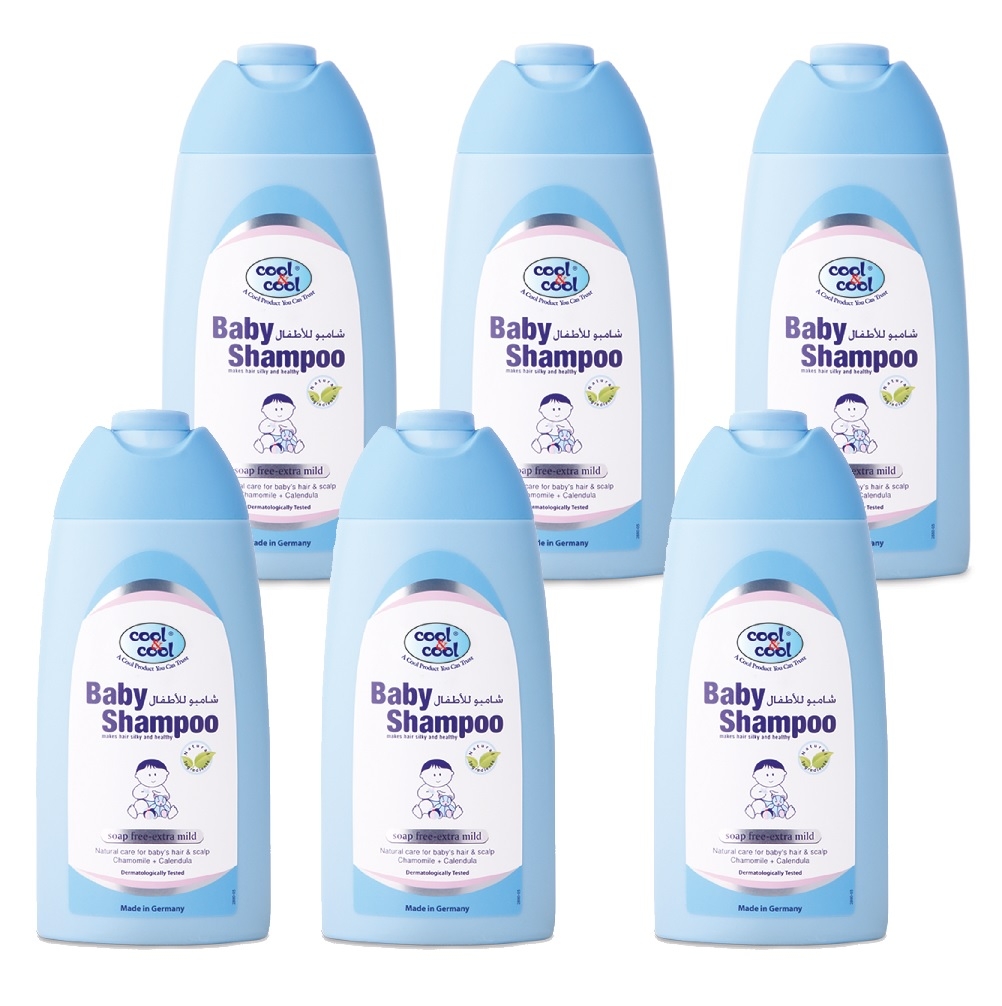 Cool & Cool Baby Shampoo, 250ml Bundle of 6 Jomla.ae