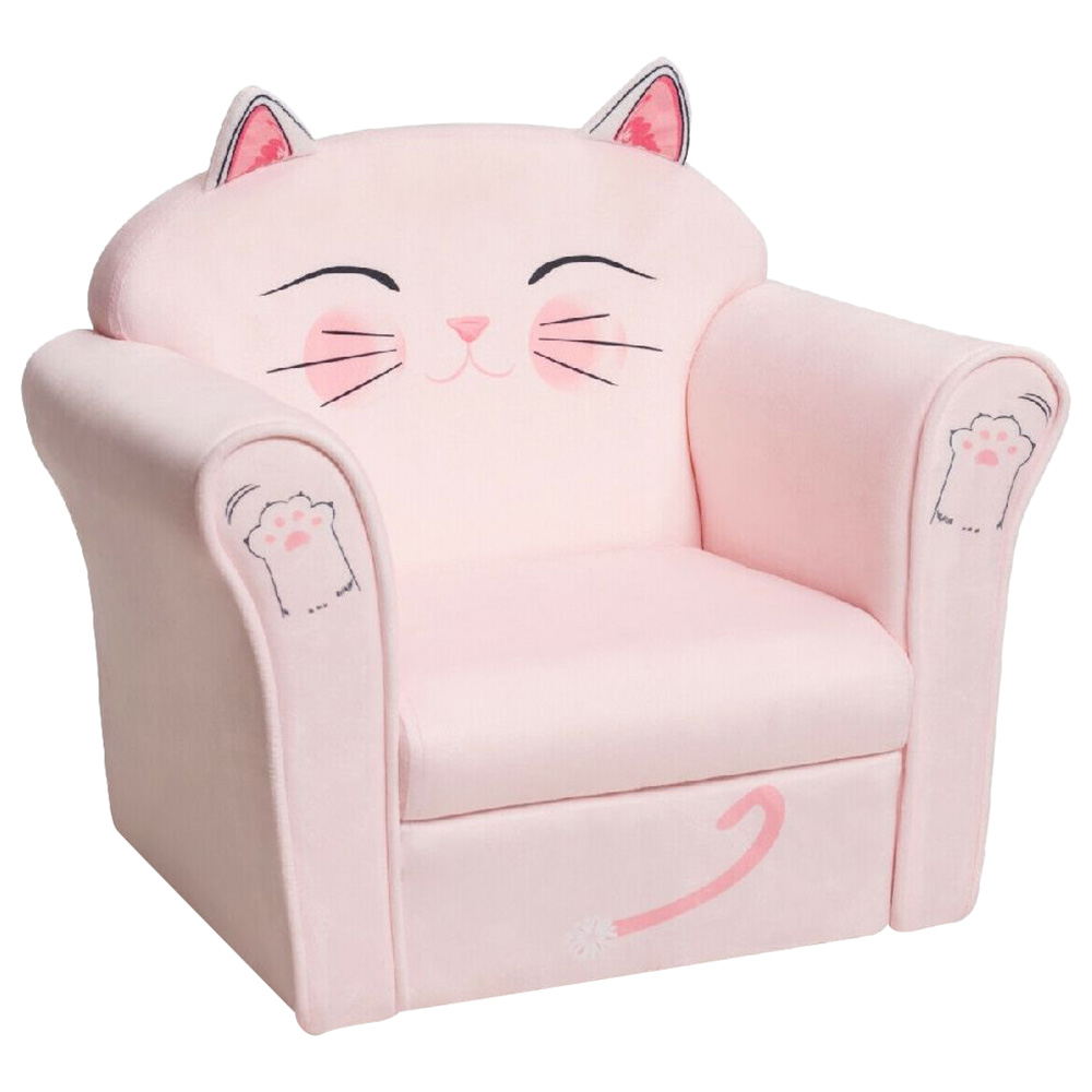 Baby Rattle Sofa Seat In Cat Character With Rattles Bar main image 1
