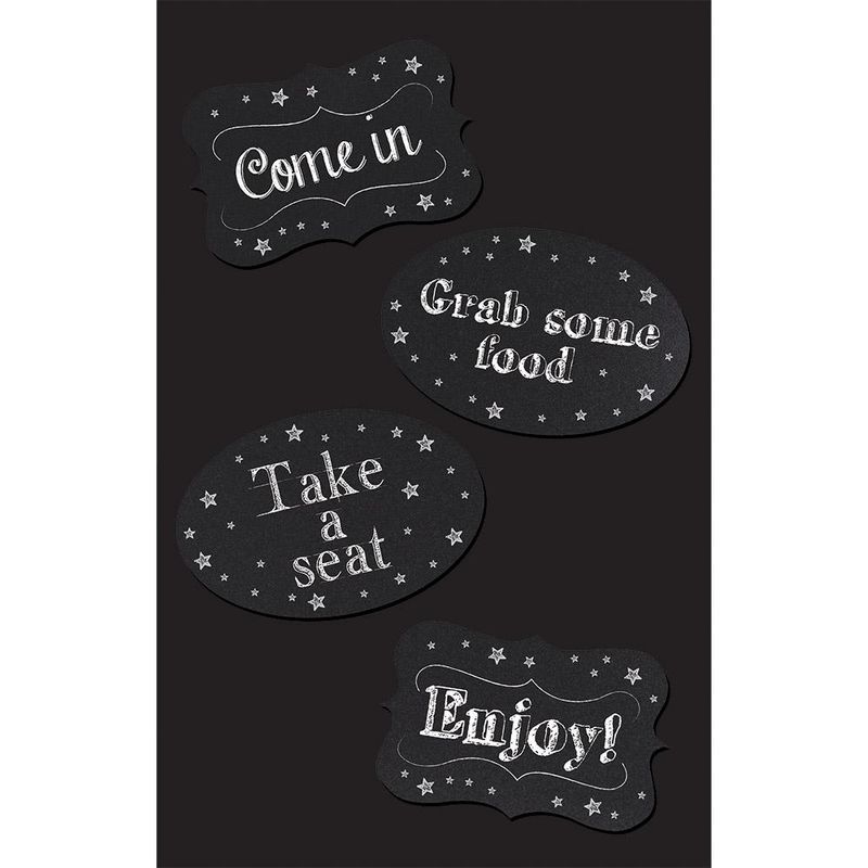 Converting Sign Order Creative Converting - Chalkboard Door Sign 28in X 18in Now ...