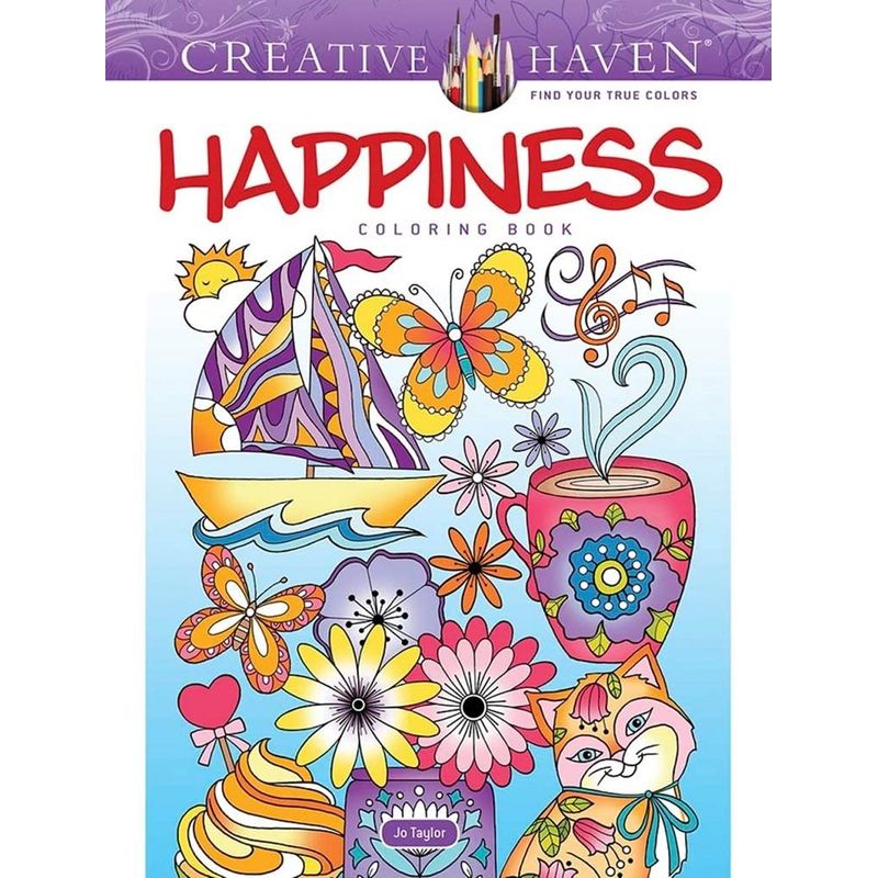 Creative Haven Happiness Coloring Book | Jomla.ae