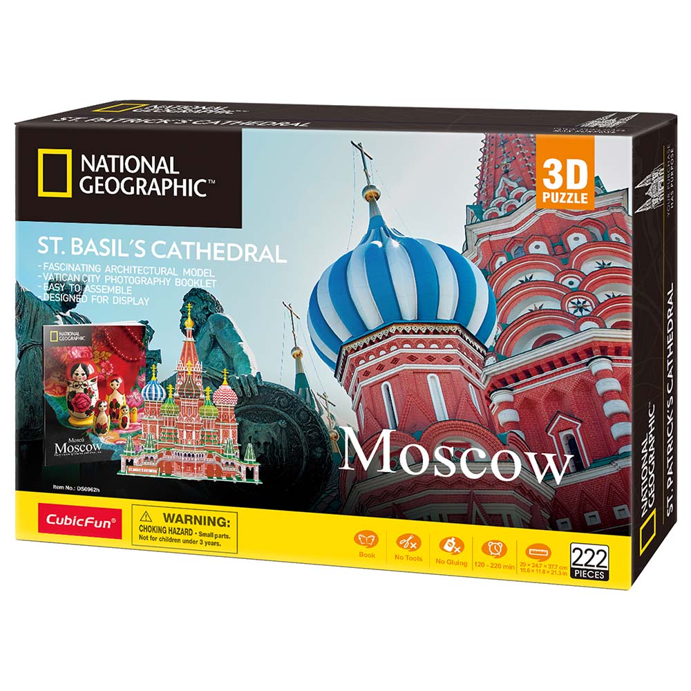 Cubic Fun 92 Parça 3D Puzzle St. Basil'S Cathedral - 165.10 TL + KDV