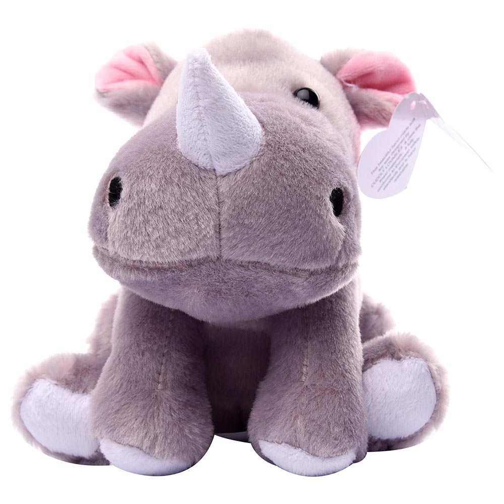 Ximi Rhinoplush Order Cuddly Lovables - Uni-Horned Rhino Plush Toy - 15 cm Now! | Jomla.ae