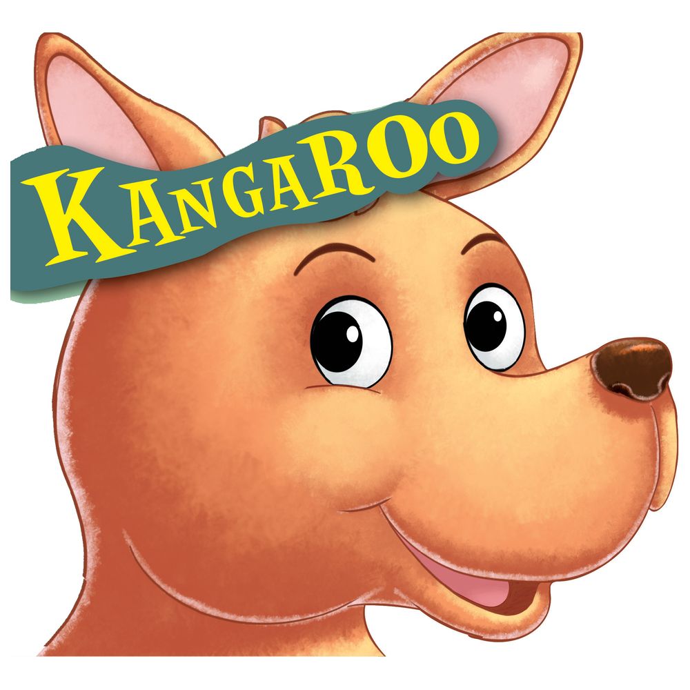 Om Books International  Kangaroo ( Animals and Birds )- Cutout Board Books main image 1