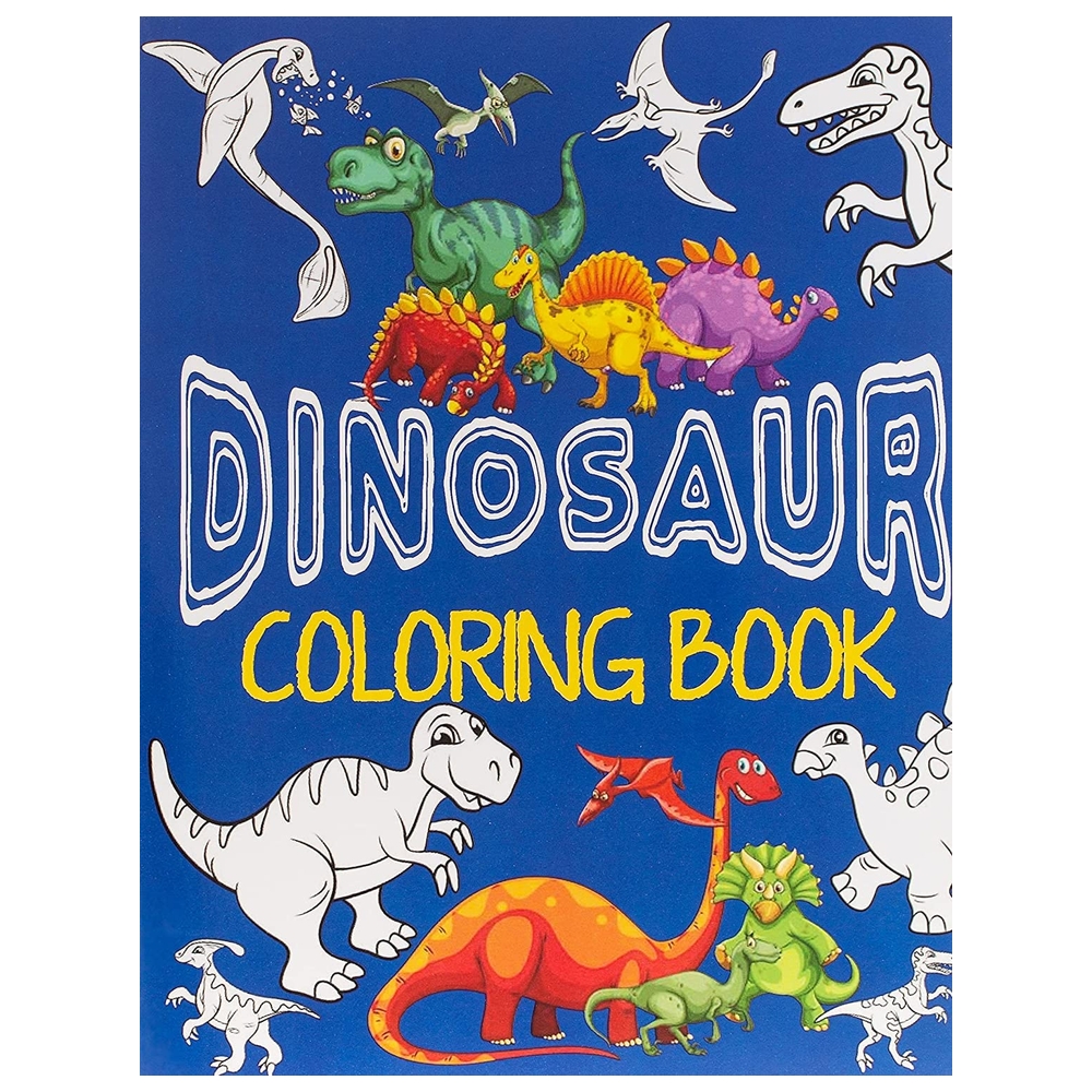 Dinosaur Coloring Book Jumbo Dino Coloring Book For Children | Jomla.ae