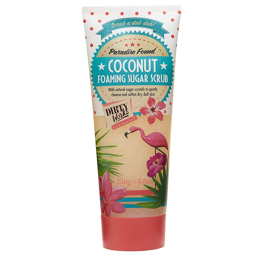Dirty Works Coconut Foaming Sugar Scrub Jomla.ae