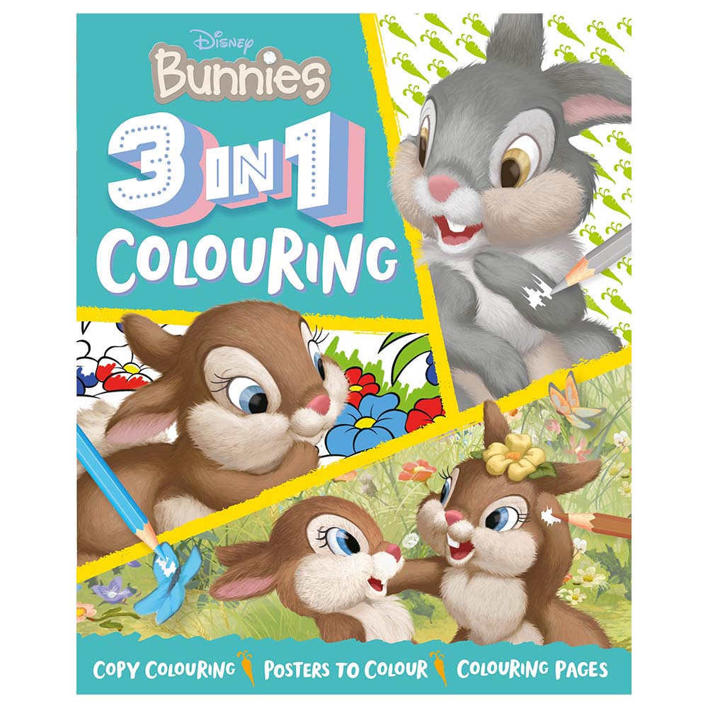 Order Disney Bunnies: 3 In 1 Colouring Book Now! | Jomla.ae
